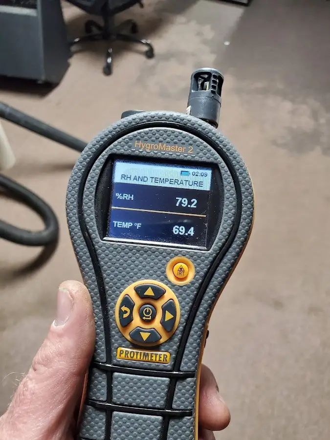 Moisture meter humidity assessment for Fire & Smoke Damage Restoration in Waipio